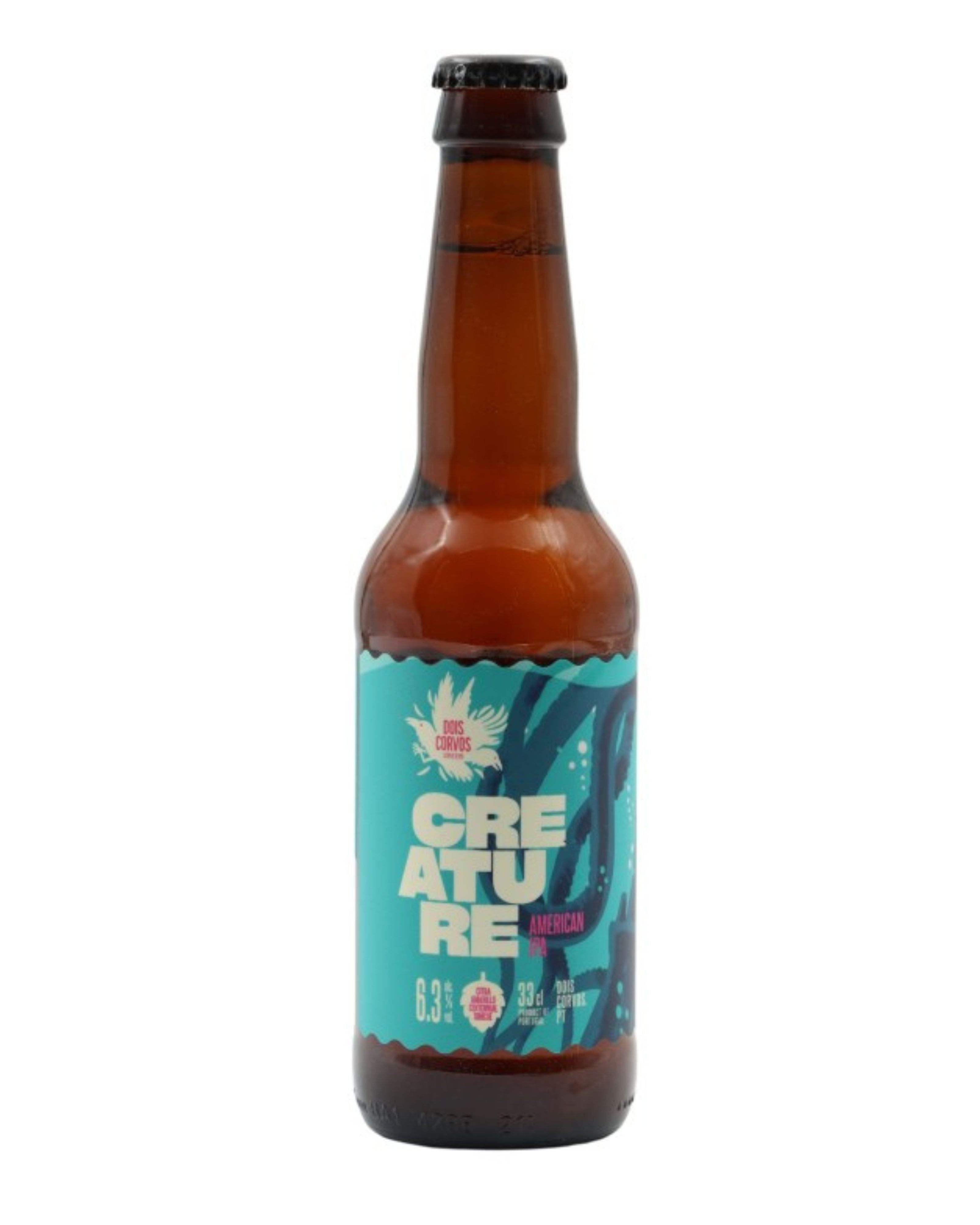 Cerveja Artesanal Creature IPA Dois Corvos 33cl