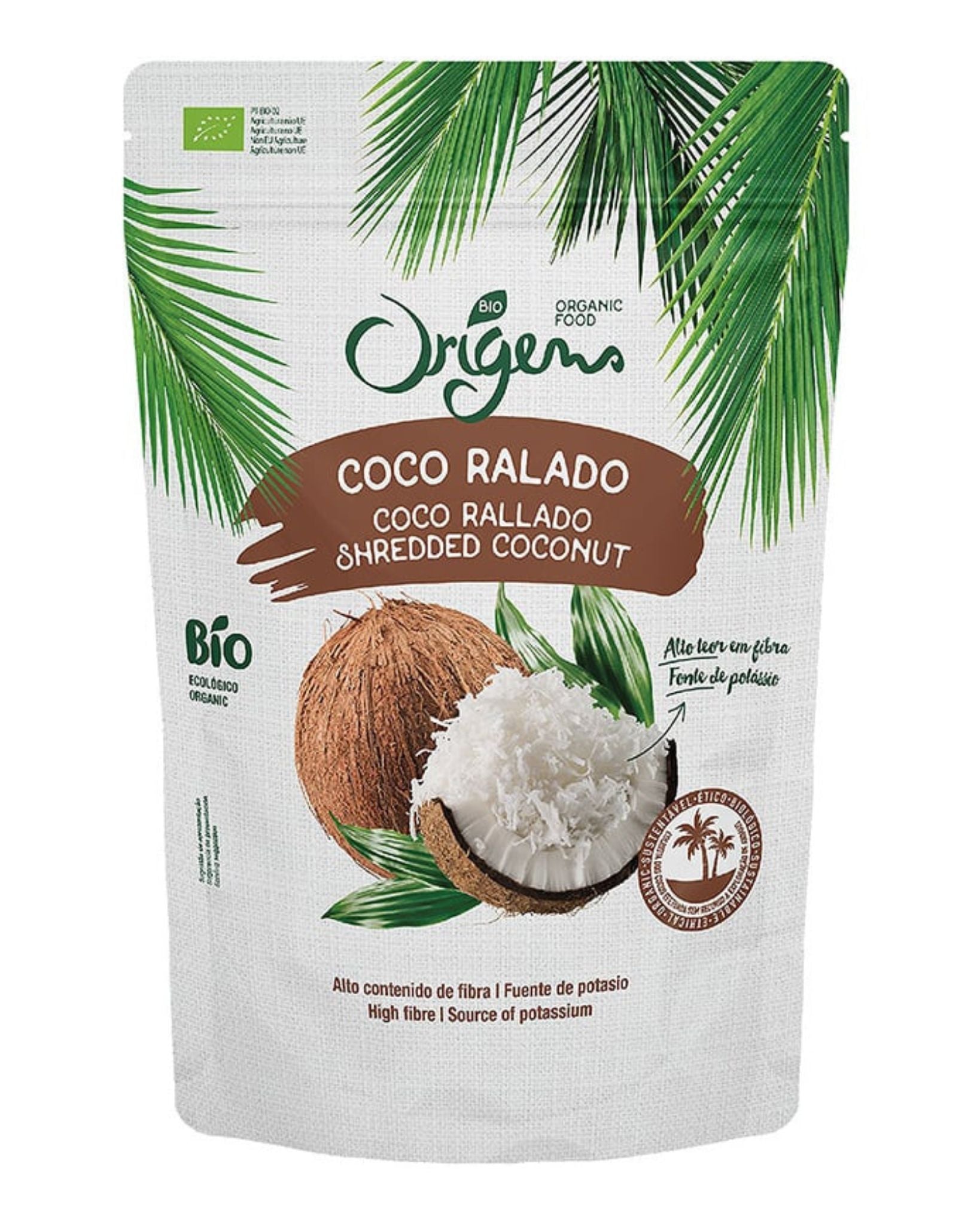 Organic Shredded Coconut Origens 200g