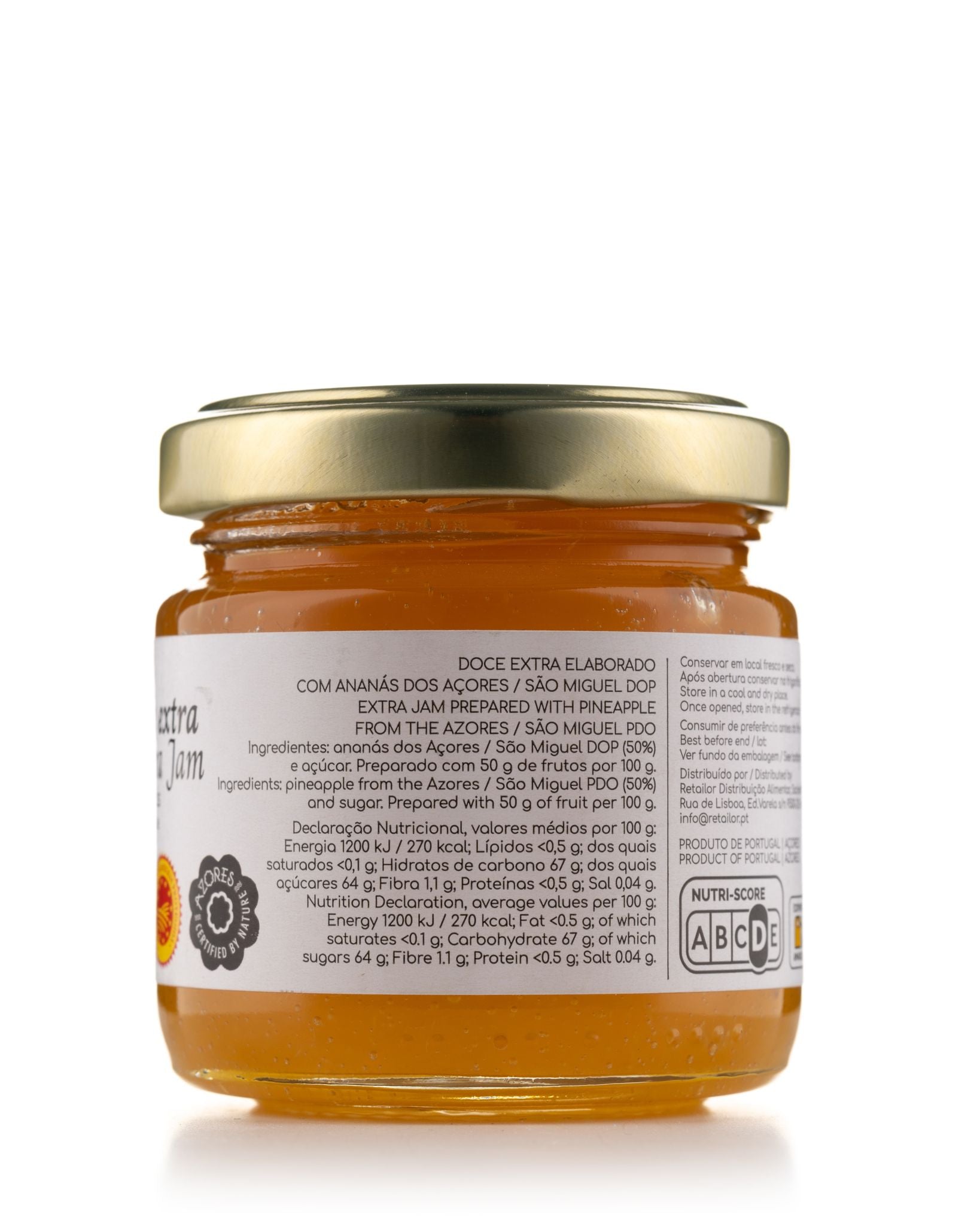 Azores Gourmet Pineapple Extra Jam 100g