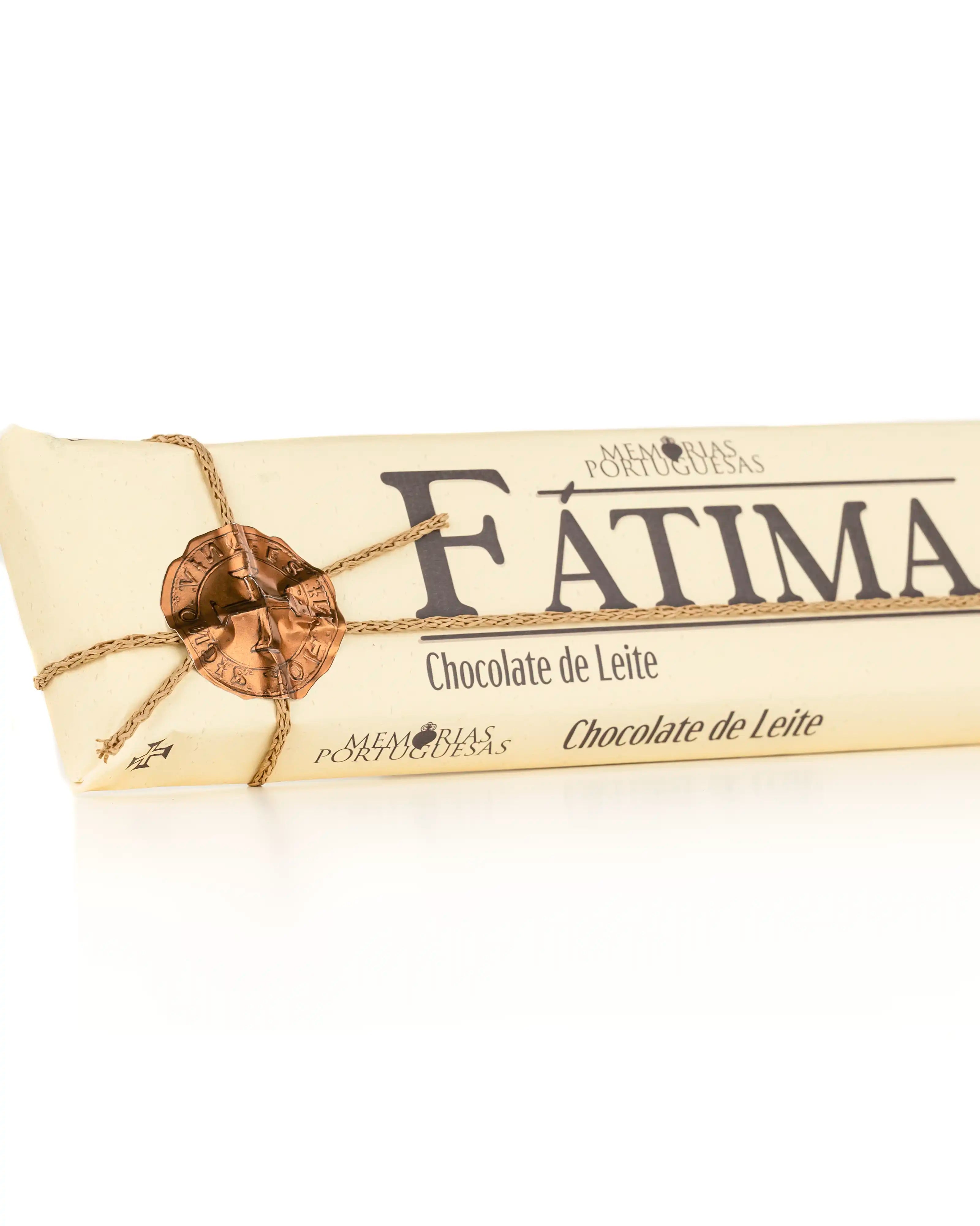 Tablete de Chocolate de Leite &quot;Fátima&quot; Memórias Portuguesas 300g