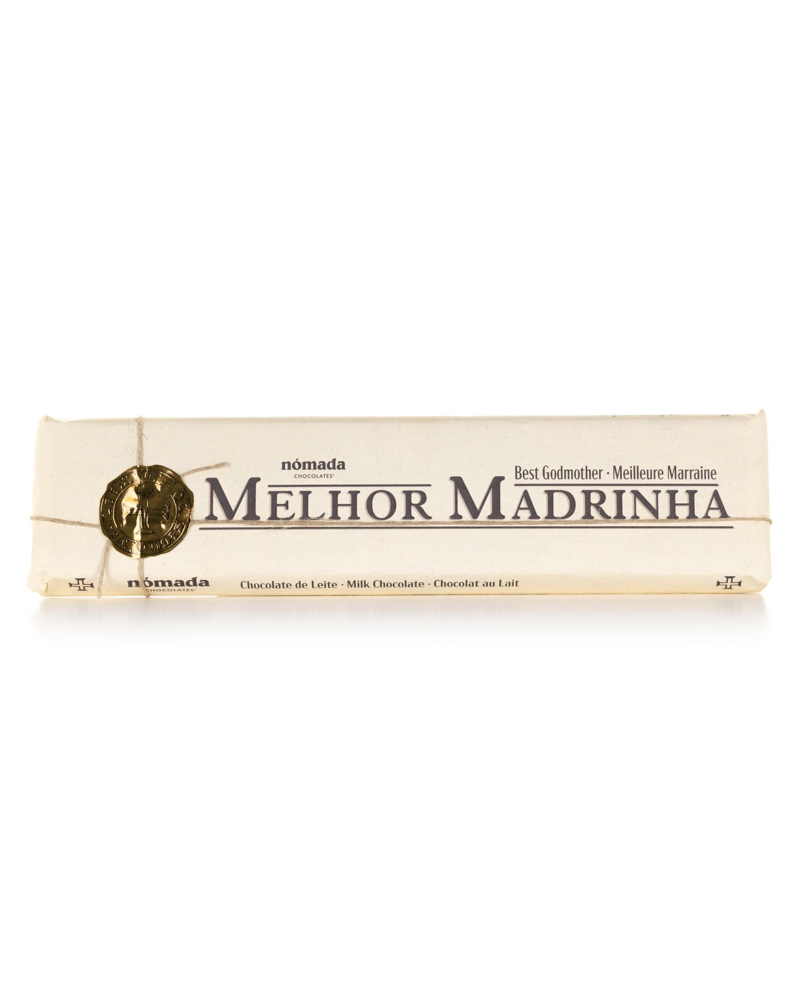 Tablete de Chocolate de Leite &quot;Melhor Madrinha&quot; Nómada Chocolates 300g