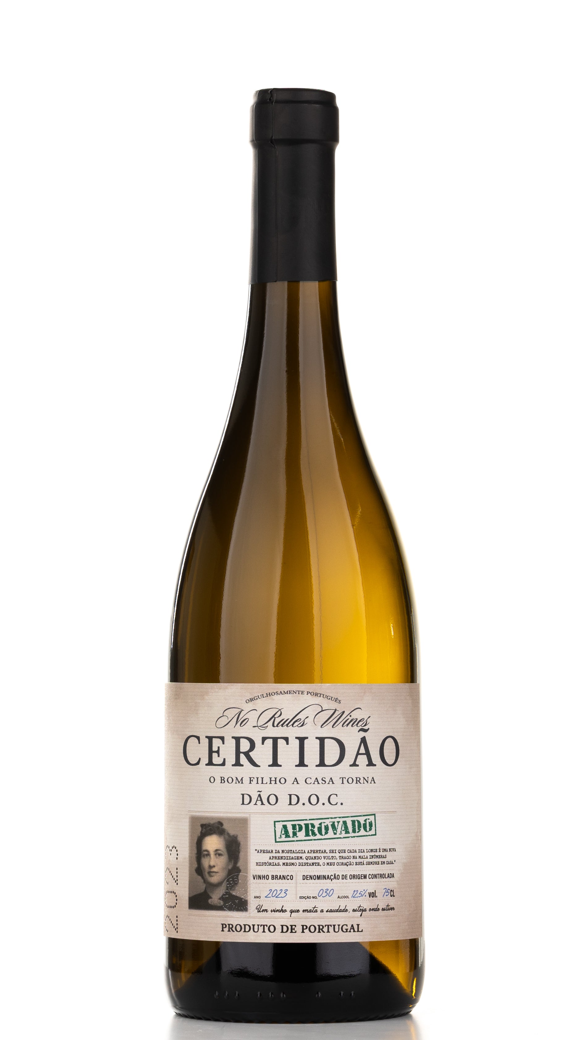 Vinho Branco Certidão