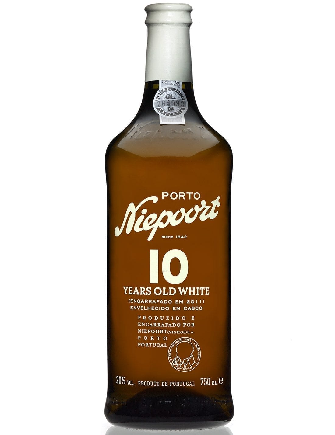 A Bottle of Niepoort 10 Years White Port Wine