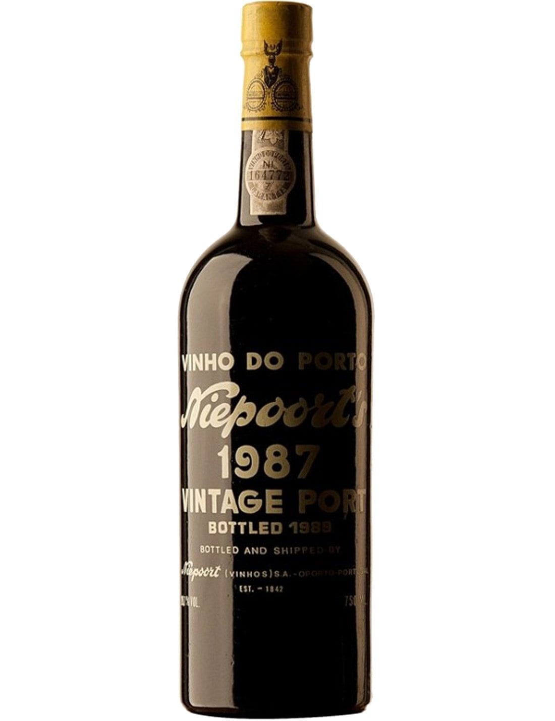 A Bottle of Niepoort Vintage 1987 Port Wine