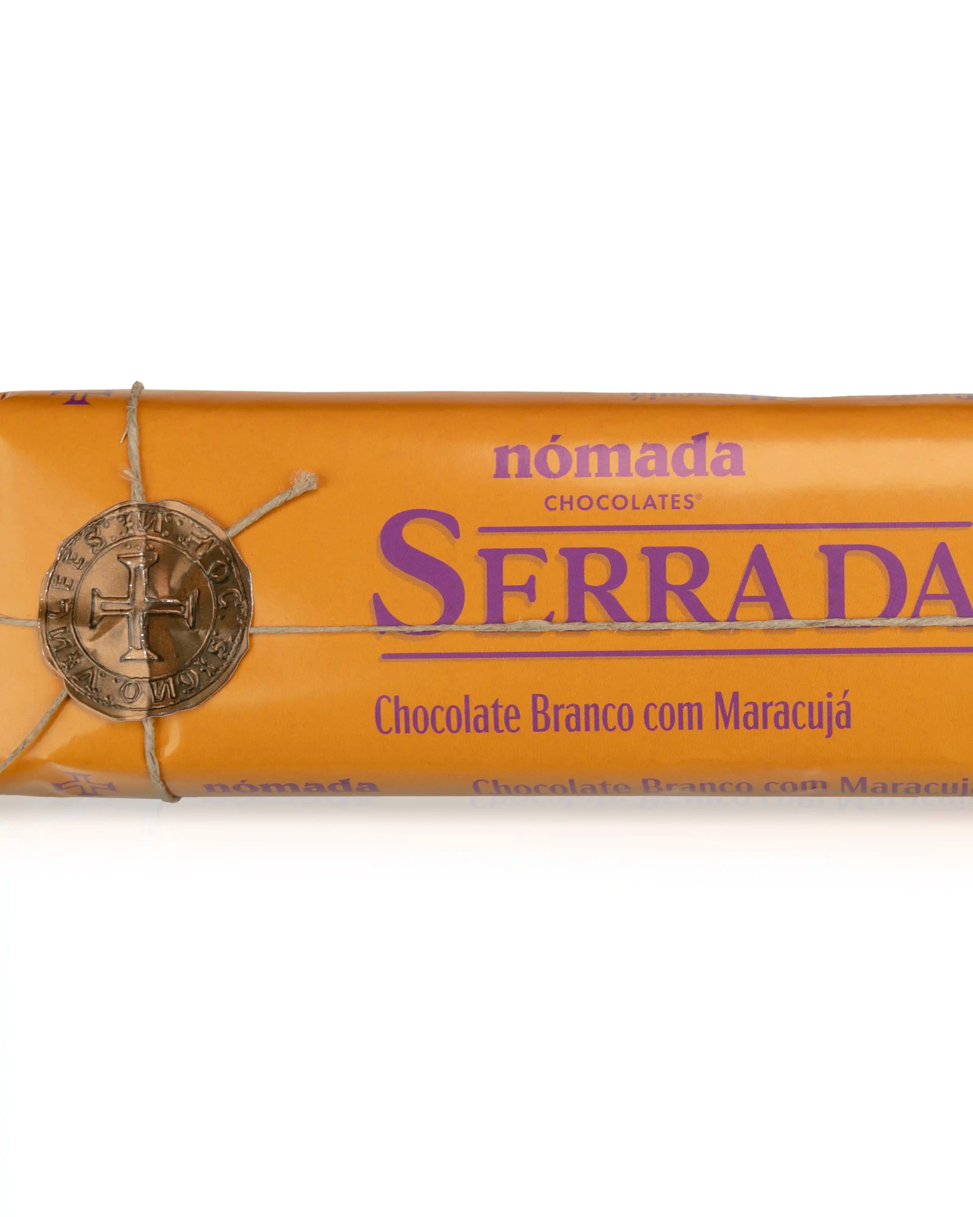 Nómada White Chocolate Bar with Passion Fruit 300g