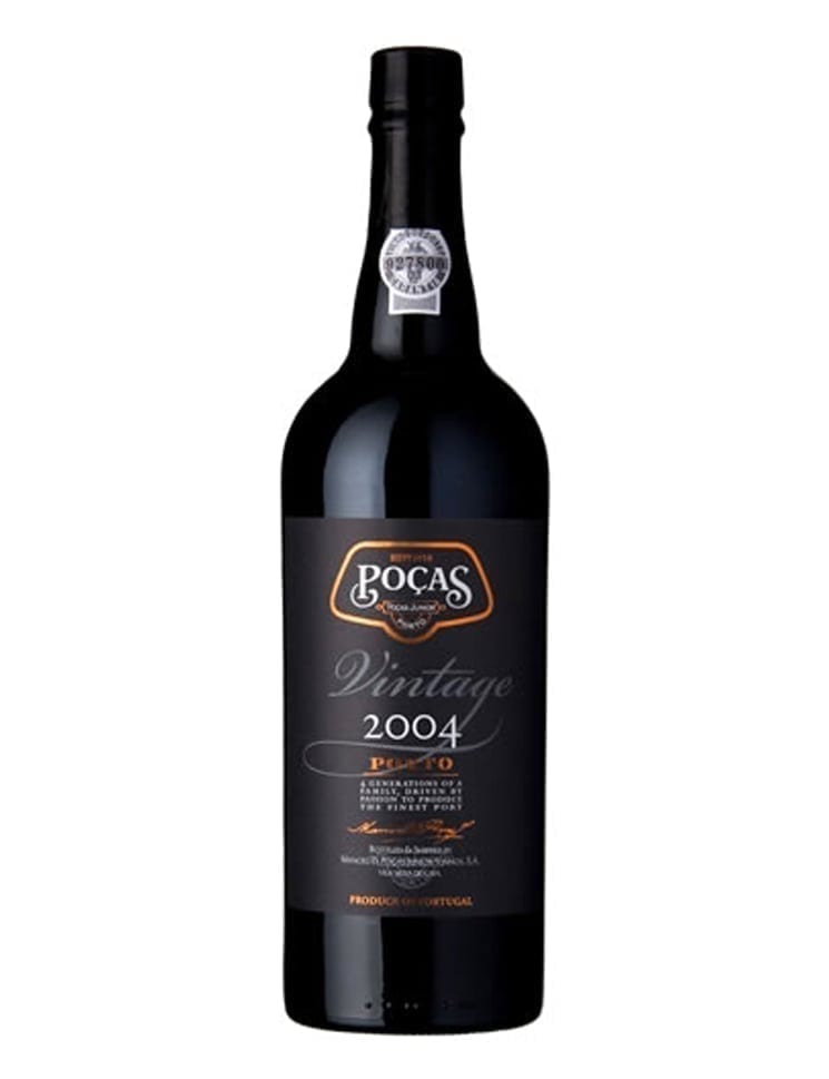 A Bottle of Poças Vintage 2004 Port