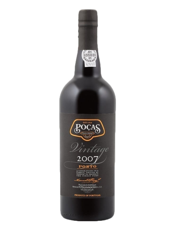 A Bottle of Poças Vintage 2007 Port